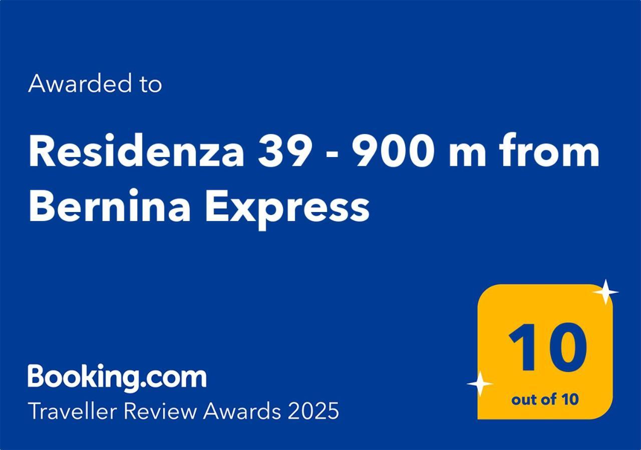Residenza 39 - 900 M To Bernina Express Apartment Тирано Екстериор снимка